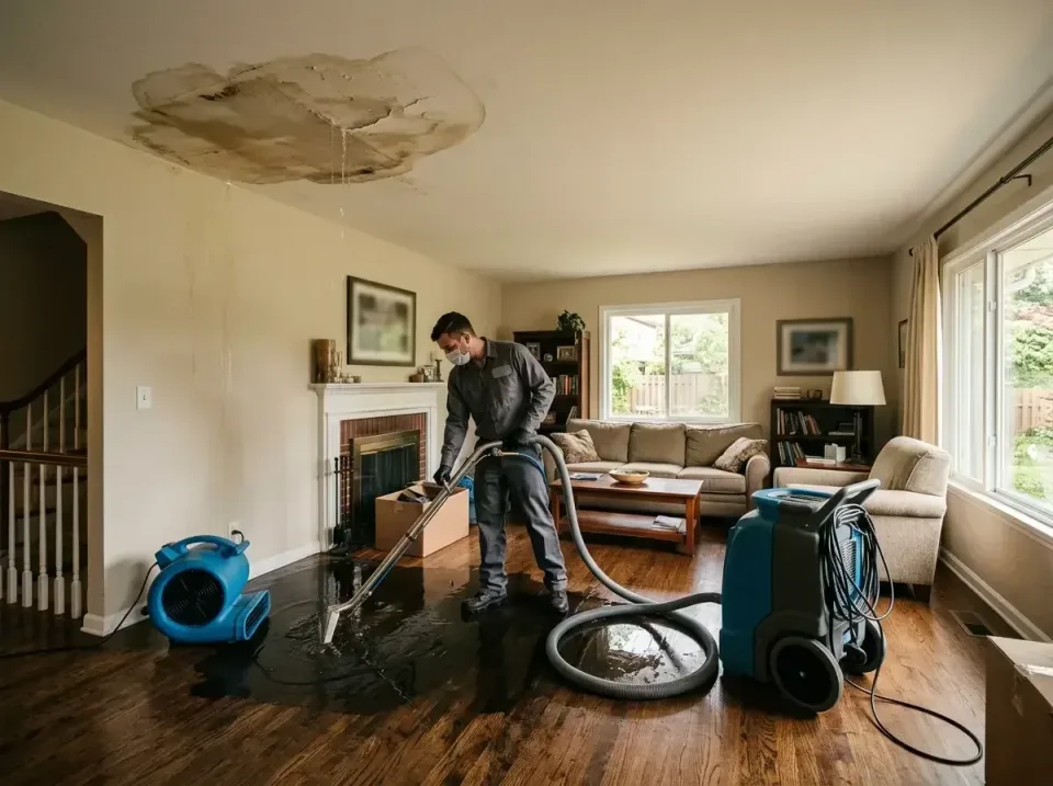 attic-pipe-burst-ceiling-drip-008 — frequently asked questions, Water Damage Restoration & Carpet Care in Onawa, IA